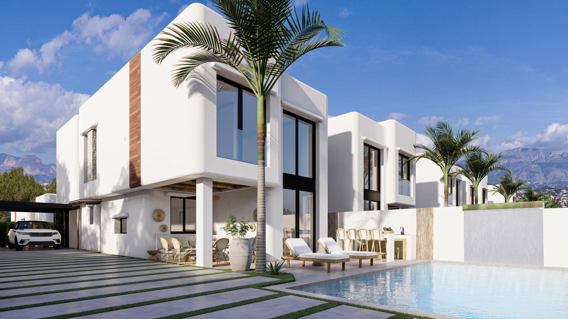 Villa en Albir, Alicante, España 4 dormitorios, 203 m2 No. 135034