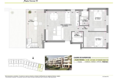 Ático en venta en Condado de Alhama Golf Resort, Murcia, España 2 dormitorios, 78 m2 No. 187374 - foto 18