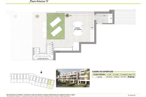 Ático en venta en Condado de Alhama Golf Resort, Murcia, España 2 dormitorios, 78 m2 No. 187374 - foto 19