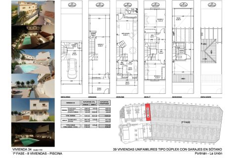 Casa adosada en venta en La Unión, Murcia, España 3 dormitorios, 173 m2 No. 187370 - foto 21