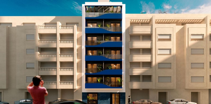 Huoneisto Torrevieja, Alicante, Espanja 1 makuuhuone, 62 m2 No. 171519