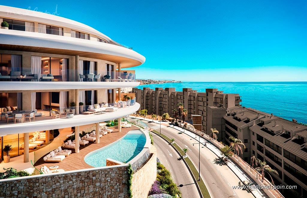 Lägenhet i Fuengirola, Malaga, Spanien 2 sovrum, 120 kvm. Nr. 151240