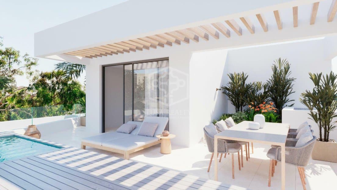 Lägenhet i Arona, Tenerife, Spanien 2 sovrum, 78 kvm. Nr. 166602