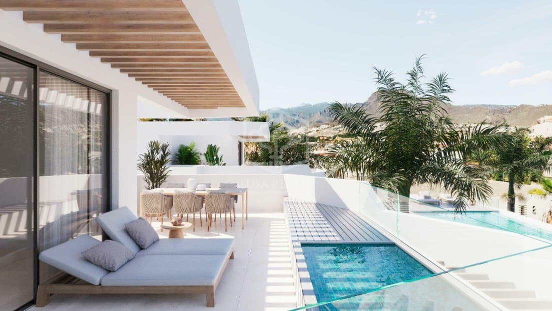 Lägenhet i Arona, Tenerife, Spanien 2 sovrum, 78 kvm. Nr. 166602