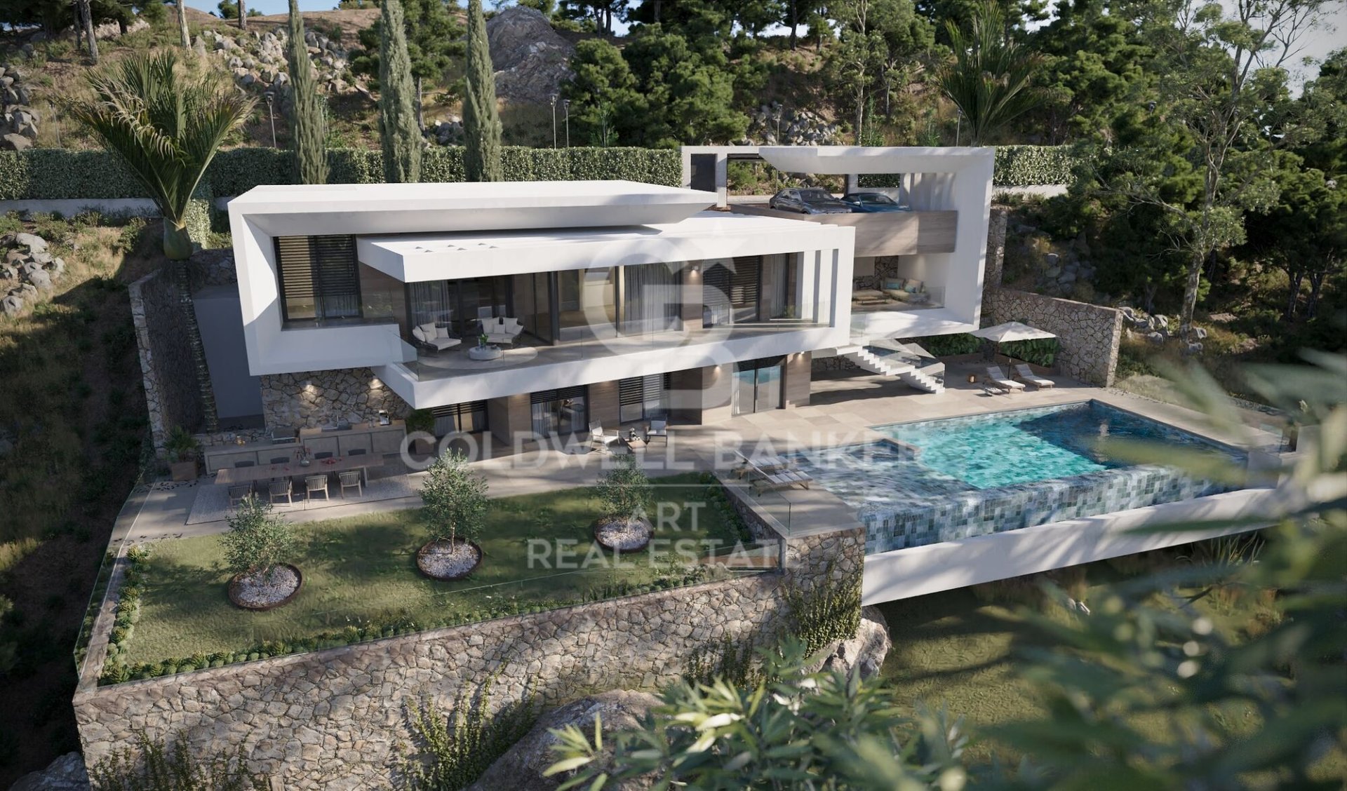 Villa i Benahavis, Malaga, Spanien 4 sovrum, 576 kvm. Nr. 178842