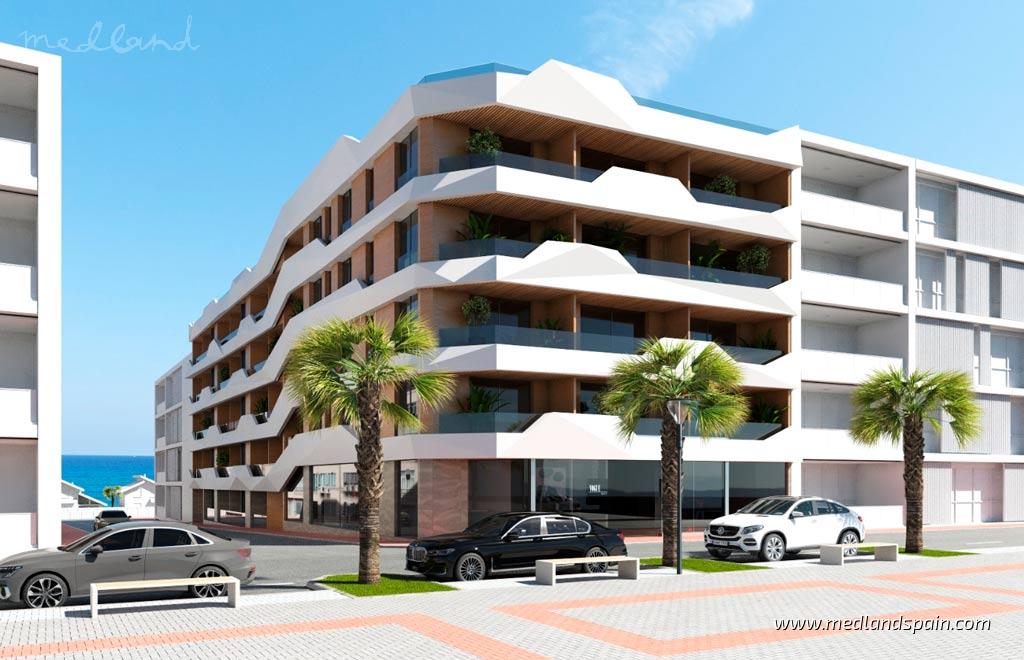 Apartament w Guardamar del Segura, Alicante, Hiszpania 3 sypialnie, 98 mkw. nr 173473