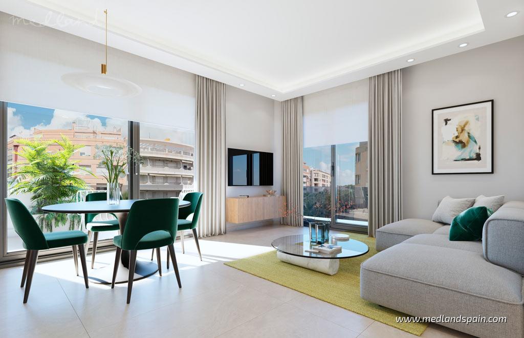 Apartament w Guardamar del Segura, Alicante, Hiszpania 3 sypialnie, 98 mkw. nr 173473