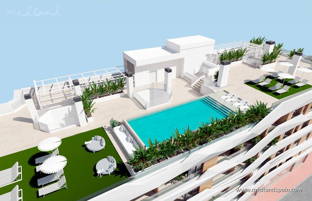 Apartament w Guardamar del Segura, Alicante, Hiszpania 3 sypialnie, 98 mkw. nr 173473