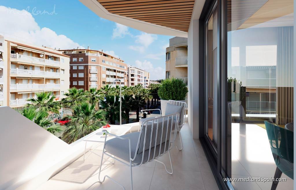 Apartament w Guardamar del Segura, Alicante, Hiszpania 3 sypialnie, 98 mkw. nr 173473