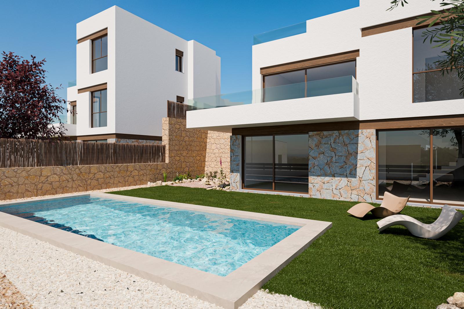 Villa a Finestrat, Alicante, Spagna 3 camere da letto, 128 mq. N° 173477
