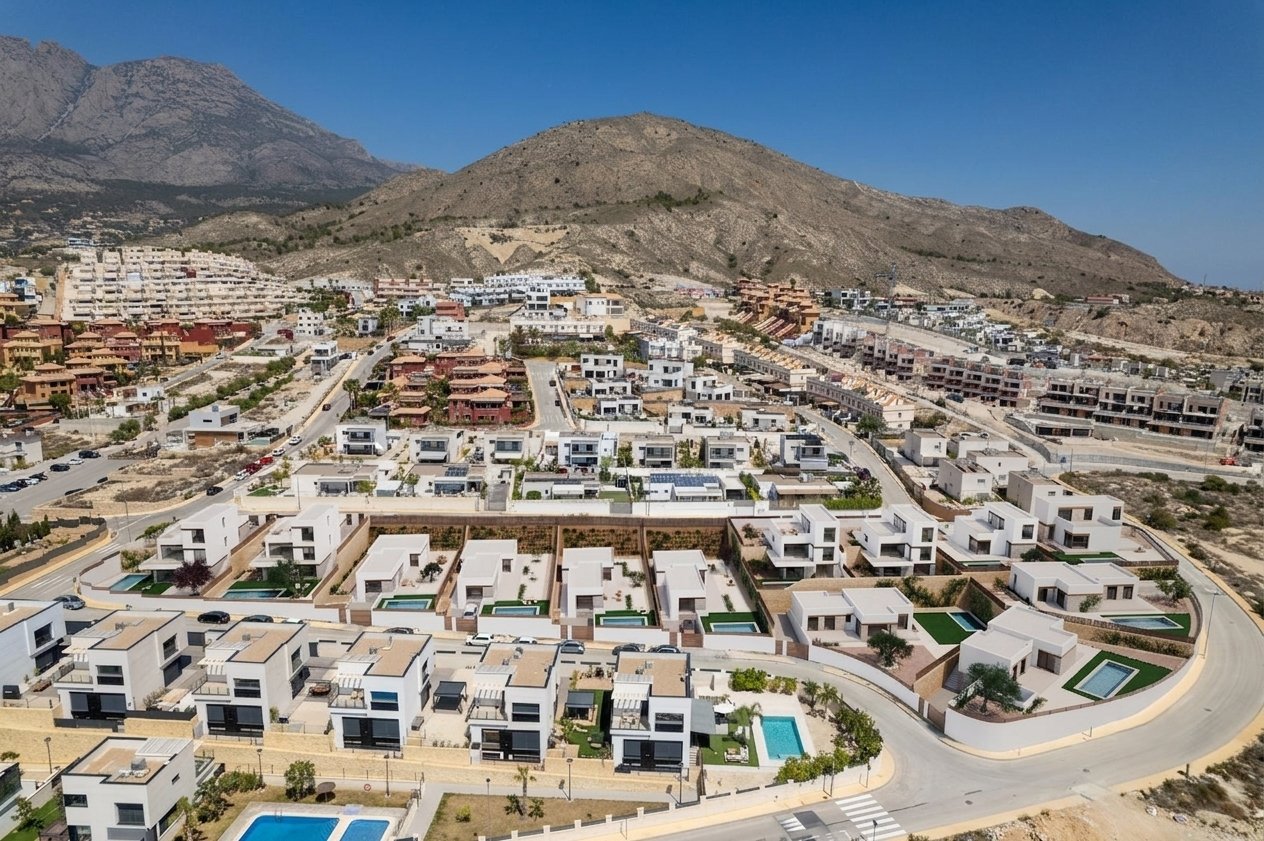 Villa a Finestrat, Alicante, Spagna 3 camere da letto, 128 mq. N° 173477