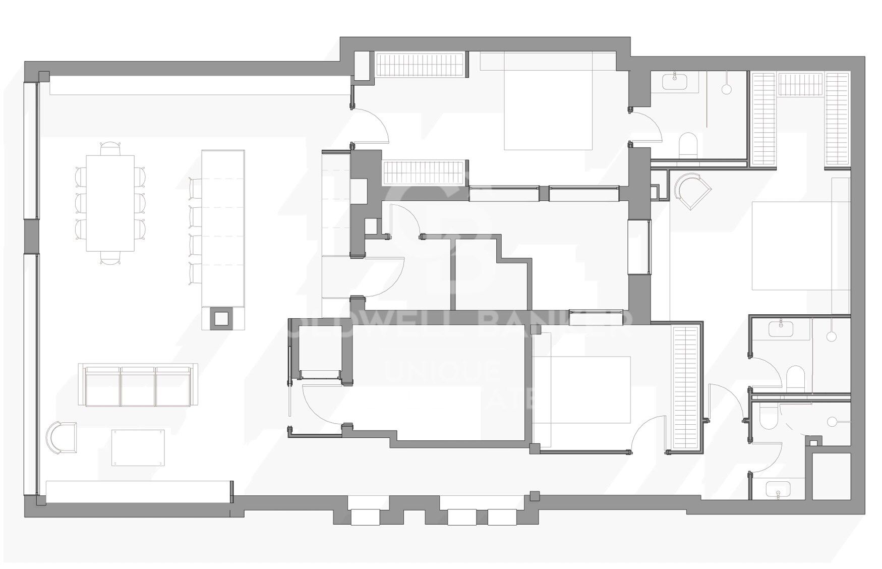 Квартира в Мадрид, Испания 3 спальни, 185м2 №178744