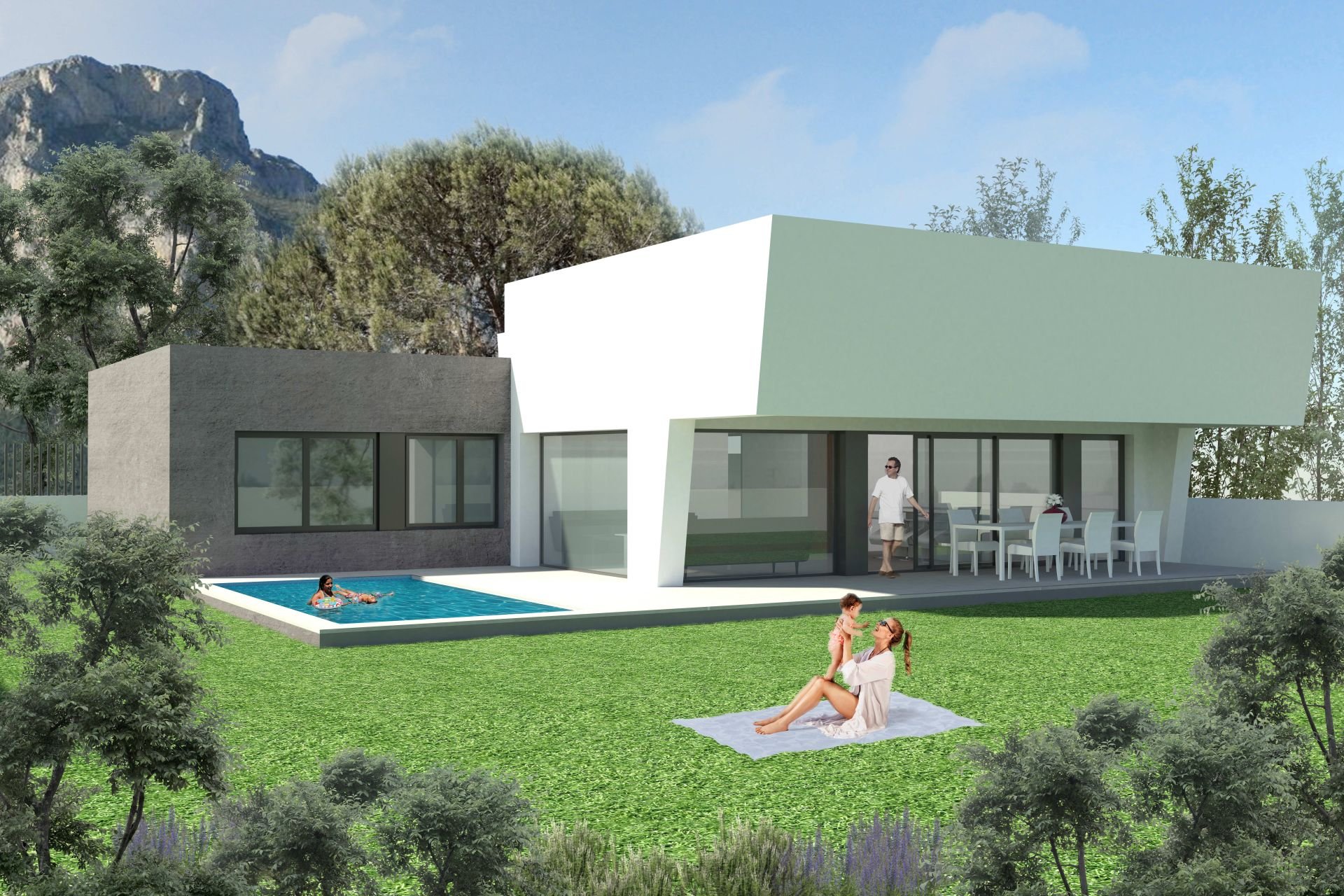 House in Polop, Alicante, Spanien 3 Schlafzimmer, 204 m2 Nr. 95802
