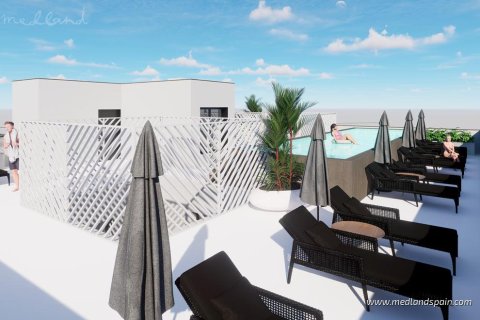 Huoneisto myytävänä Torrevieja, Alicante, Espanja, 1 makuuhuone, 39 m2 No. 146788 - kuva 11