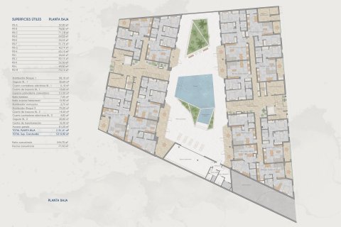 Huoneisto myytävänä Lo Pagan, Murcia, Espanja, 3 makuuhuonetta, 82 m2 No. 161208 - kuva 12