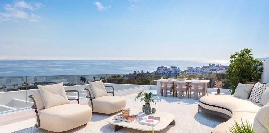 Penthouse w Estepona, Malaga, Hiszpania 3 sypialnie, 161 mkw. nr 169374