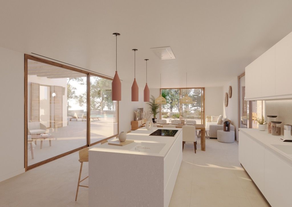 Villa en Moraira, Alicante, España 4 dormitorios, 214 m2 No. 99696