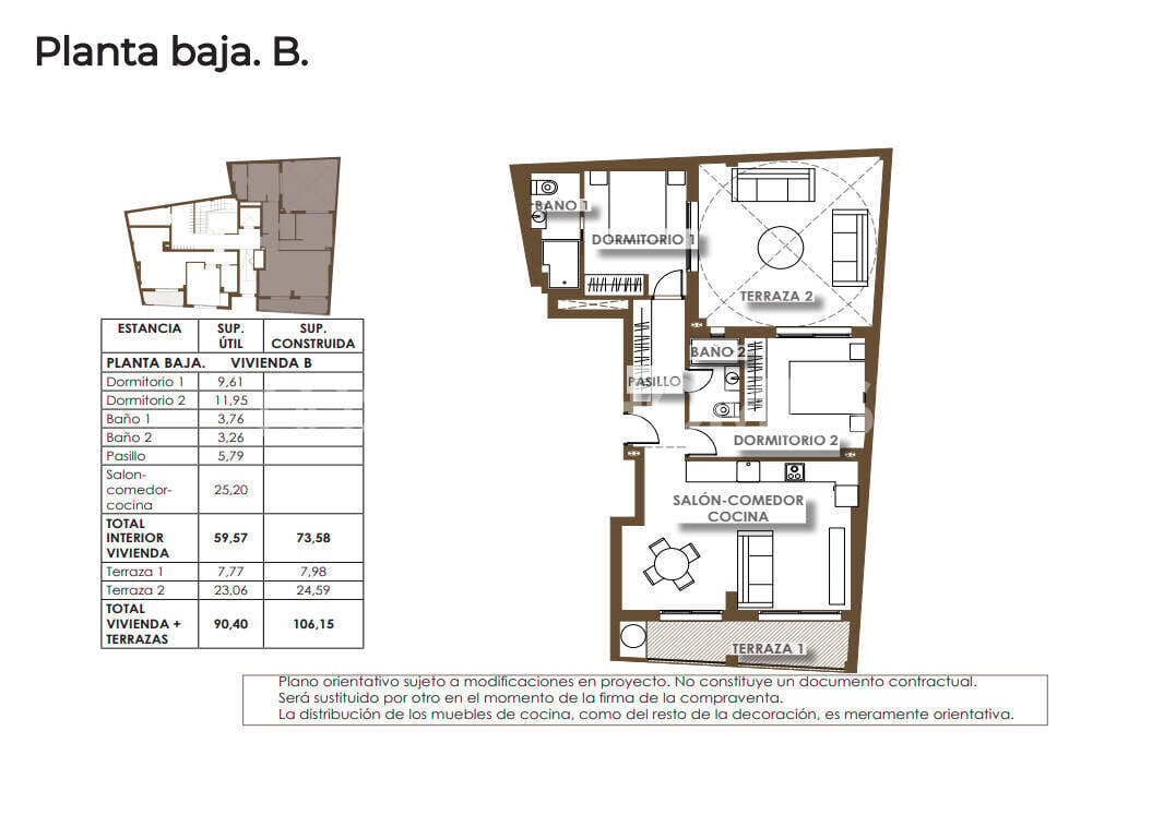 Wohnung in Torrevieja, Alicante, Spanien 2 Schlafzimmer, 66 m2 Nr. 148738