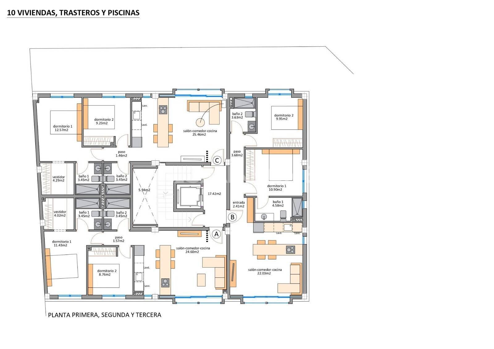 Penthouse w San Pedro del Pinatar, Murcia, Hiszpania 3 sypialnie, 171 mkw. nr 148734