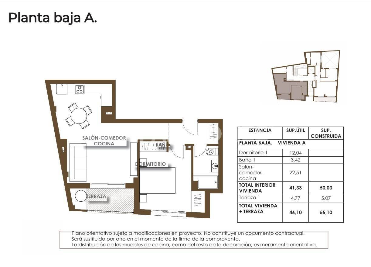 Huoneisto Torrevieja, Alicante, Espanja 1 makuuhuone, 55 m2 No. 148736