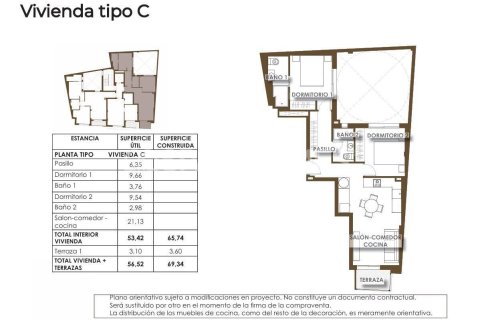 Продажа квартиры в Торревьеха, Аликанте, Испания 1 спальня, 55м2 №148736 - фото 16