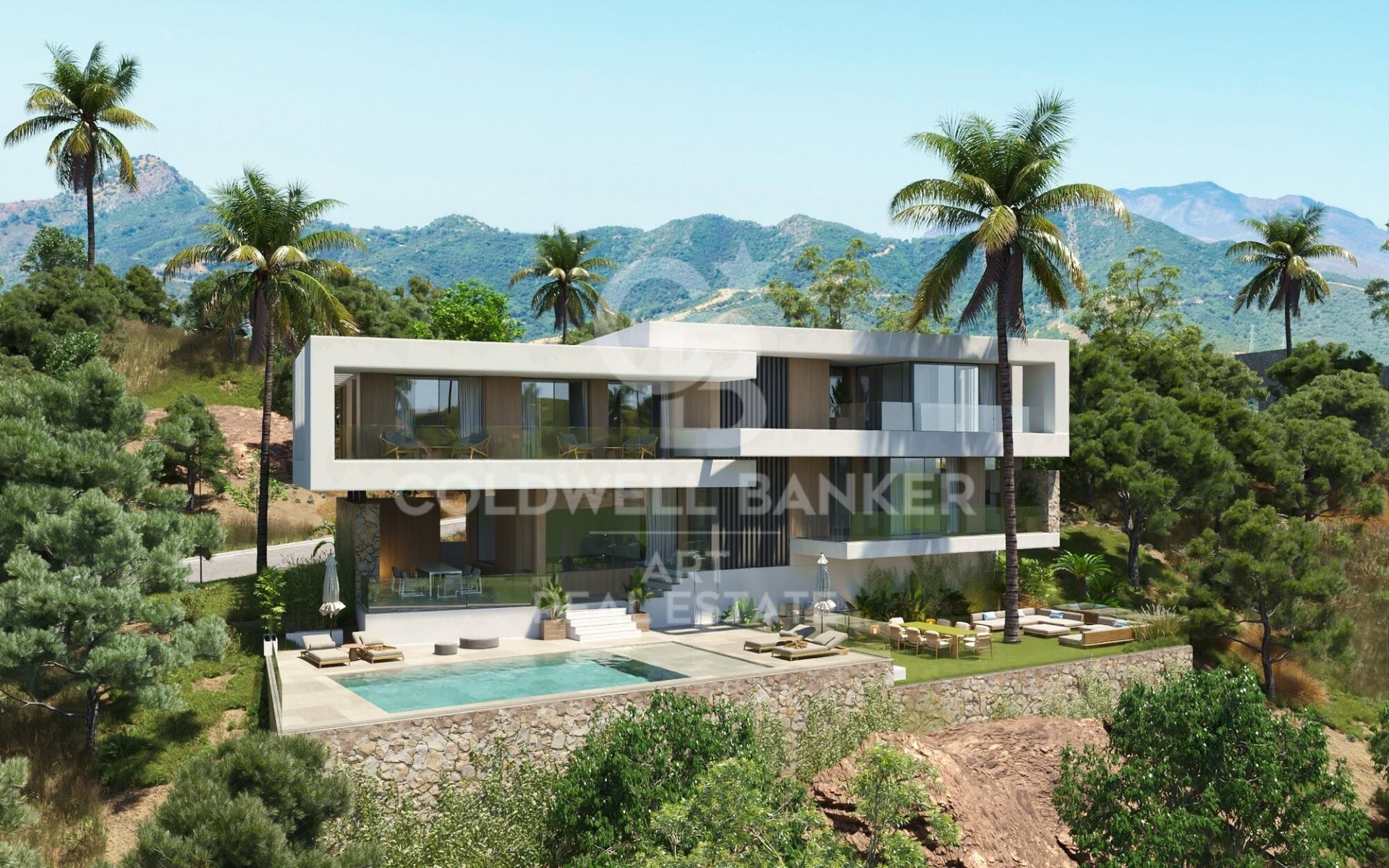 Villa i Benahavis, Malaga, Spanien 4 sovrum, 596 kvm. Nr. 178489
