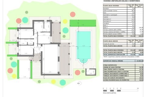 Продажа виллы в Пиносо, Аликанте, Испания 3 спальни, 186м2 №170873 - фото 6